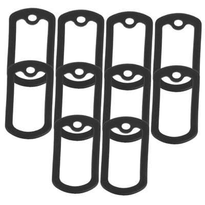 BESPORTBLE 10-Pack Silicone Covers for Dog Tags with Military Design