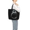 OdDdot Hobo Bag with Raven Print, Women's Shoulder Bag, Large Capacity, Mom Bag, Shark1, One Size view 2