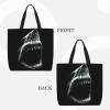 OdDdot Hobo Bag with Raven Print, Women's Shoulder Bag, Large Capacity, Mom Bag, Shark1, One Size view 4