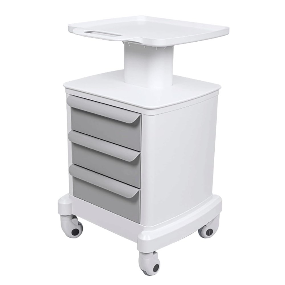 ROEDAX Salon Trolley with Large Drawers, ABS Cart, Instrument Tray and Wheels