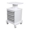 ROEDAX Salon Trolley with Large Drawers, ABS Cart, Instrument Tray and Wheels view 1