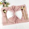 NEDLON 100-Piece Terracotta Cotton Gauze Napkins, 30 x 30 cm view 1