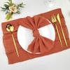 NEDLON 100-Piece Terracotta Cotton Gauze Napkins, 30 x 30 cm view 3