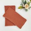 NEDLON 100-Piece Terracotta Cotton Gauze Napkins, 30 x 30 cm view 4
