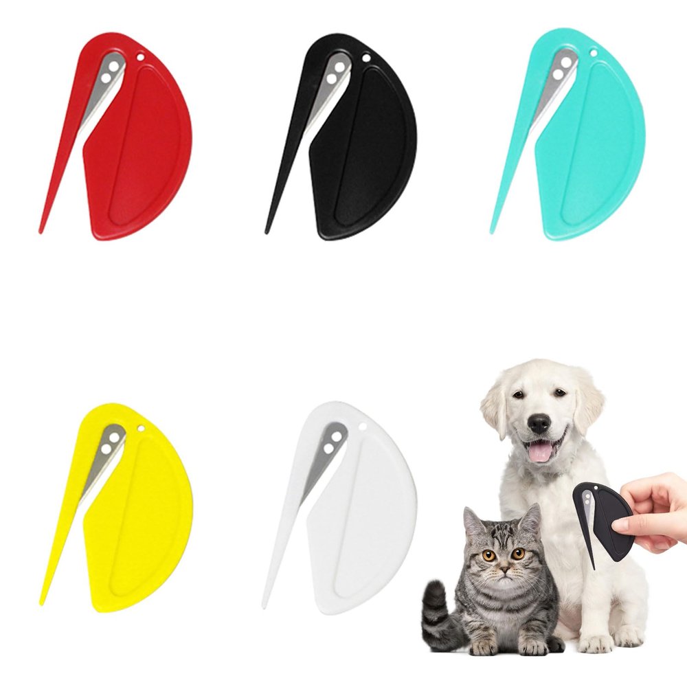 Pet Knot Remover, Cat Knot Comb, De-shedding Tool (5 Pack)