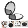 MUSISALY Folding Makeup Mirror, Compact Hand Mirror with Magnification view 3