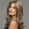 Ombre Blonde Curly Wig for Women, Long Synthetic Wig for Everyday Wear, Parties and Cosplay view 2