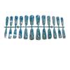 dijiusidy 1 Set French Tip Press-On Nails, T-Shape, Extra-Long Coffin Design, Glitter Tips, Ballerina Style, DIY Manicure, mzy d05 view 2