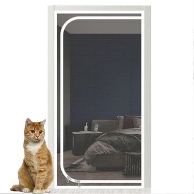 Reinforced Pet Screen Door for Cats, 100 x 210 cm