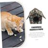 Outdoor Heated Weatherproof Christmas-Themed Cat House view 2
