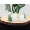 JRXFXEKW 1.2-Inch Urinating Dog Statue, White Quartz Crystal Gemstone Figurine view 2
