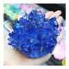 ZDVHOMCB Home Collections Electroplated Blue Aura Quartz Crystal Cluster with Rainbow Light view 3