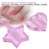 yeeplant Mini Set of 2 Acrylic Nail Tools, Portable Hollow Frame, Pink Metal Bending Tool view 2