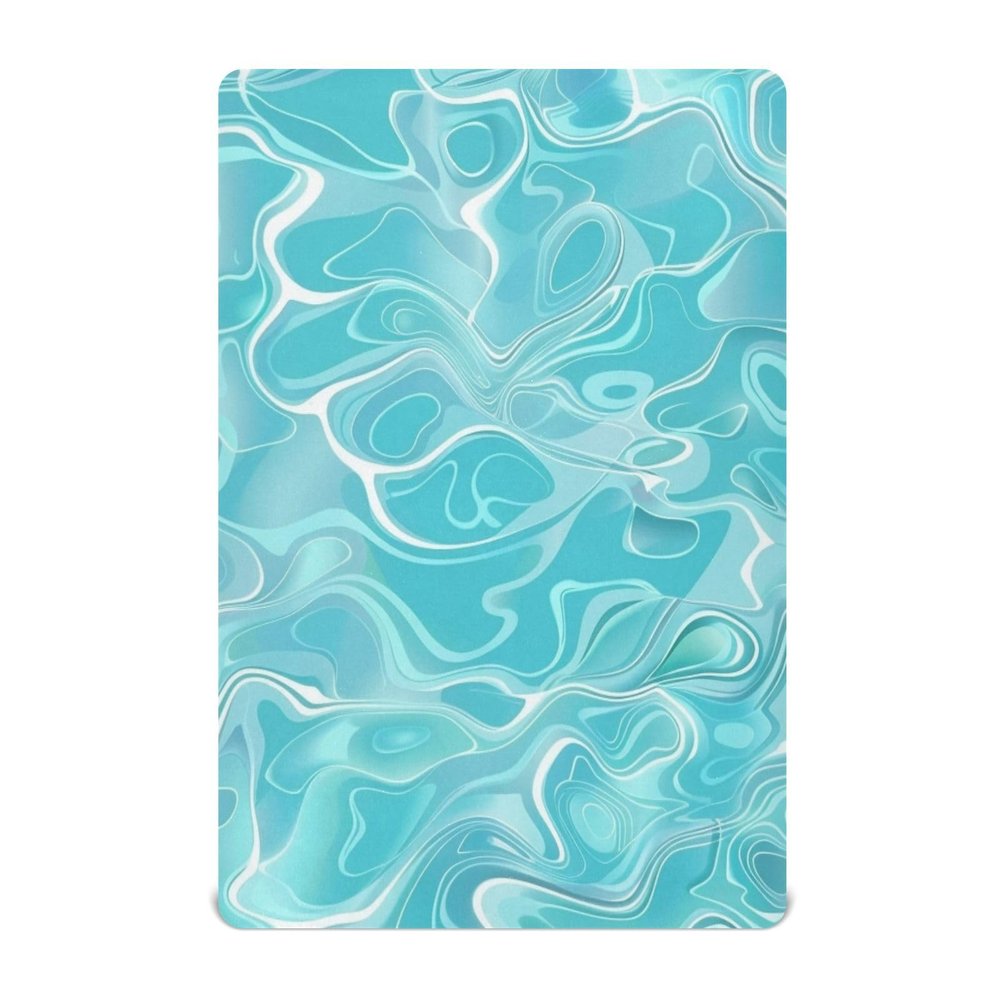 Stretchy Crib Sheet, Blue-Green