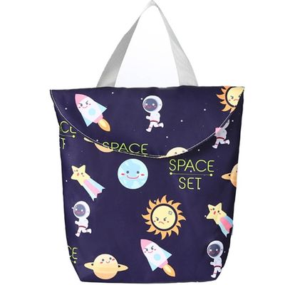yeeplant Canvas Travel Diaper Bag, Portable Cartoon Decorative Reusable Stroller Bag for Outdoors, Multi, One Size