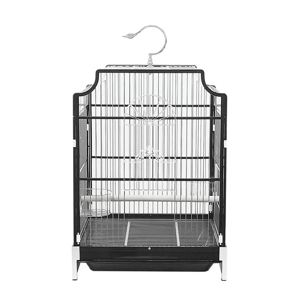DLAZUM Simple Retro Bird Cage, Large Stainless Steel Outdoor Bird Carrier