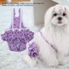 Washable Cotton Dog Diapers, Breathable, XXL Purple view 2