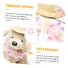 CIYODO Hawaiian Pet Summer Straw Hat view 4