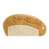 Portable Solid Wood Fine-Tooth Hair Styling Comb view 1