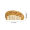 Portable Solid Wood Fine-Tooth Hair Styling Comb view 2