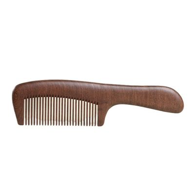 Modern Long Solid Wood Comb for Curly Hair