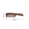 Modern Long Solid Wood Comb for Curly Hair view 2