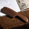 Modern Long Solid Wood Comb for Curly Hair view 4