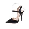 12 cm/4.72 in Sexy Pointed Stiletto Fetish High Heels, Black, EU 40 view 1