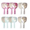Dental Mirror Handle, Double-Sided Handheld Makeup Mirror, 3x/5x Magnification, 12 pcs view 1