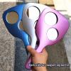 Dental Mirror Handle, Double-Sided Handheld Makeup Mirror, 3x/5x Magnification, 12 pcs view 3