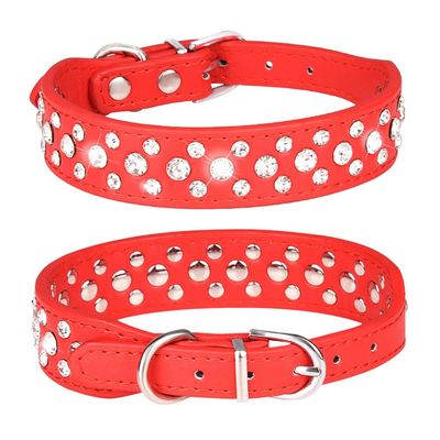 FUNAT Small Dog Collar with Water Diamonds