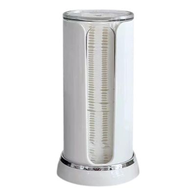 Cotton Pad Holder, 2-Cylinder Makeup Organizer