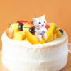 Cat Sitting on Moon Aquarium Decoration view 3