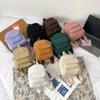 tuwiwol Lightweight Women's Mini Corduroy Backpack, Khaki view 3
