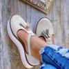 Women's Summer Platform Sandals with Tassel, Buckle and Non-Slip Sole view 4