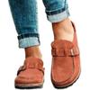 Women's Slip-On Suede Loafer Sandals, Platform Flats, Summer Canvas Shoes, 04, 41 (3 36 EU) (1 40 EU) view 1