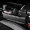 RWRAPS Car Seat Gap Storage Box for Suzuki Swift Hatchback 2017–2020, PU Leather Console Organizer, C/Brown view 4