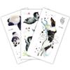 Blue Glow-in-the-Dark Tattoo Sticker, Waterproof Cute Animal Tattoo view 3