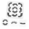 MUSISALY 5 Pairs of 25 mm False Eyelash Extensions, Natural, Long, Soft and Flexible view 3