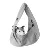 Pet Shoulder Carrier Bag, Reversible Sling Carrier for Dogs and Cats, Cotton, Coffee view 2