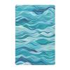 Sea Wave Stretchy Fitted Crib Sheet for Babies and Toddlers view 1