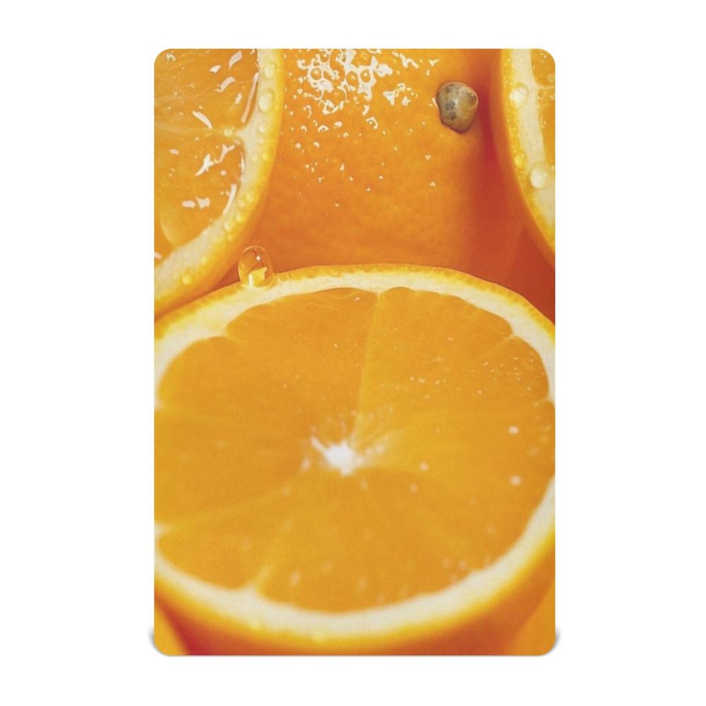 Stretch Crib Sheet, Breathable and Soft, Orange