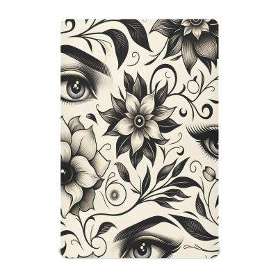 Fitted Crib Sheet with Elegant Eyes, Stretchy, Breathable, Soft, for Girls and Boys