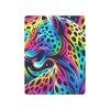 Baby Crib Fitted Sheet, Rainbow Leopard Pattern, Soft and Breathable view 2