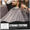 Healvian Pongee Stylist Cape, White, for Hair Cutting and Coloring view 4