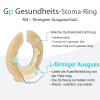 Stoma Barrier Rings with L-Shaped Outlet, 4-Pack view 2