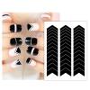 Self-Adhesive French Tip Nail Guide Stickers view 2