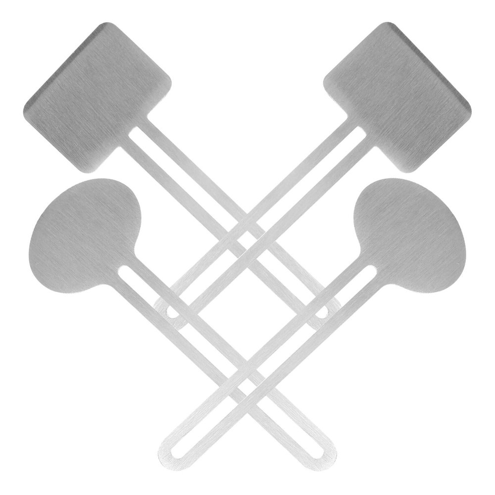 4-Piece Stainless Steel Tube Squeezers, Silver, for Toothpaste