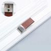 5-Pack Light Brown PU Leather Cabinet Handles view 2