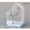DLAZUM Large Bird Cage with Double Roof for Parrots and Small Birds view 2